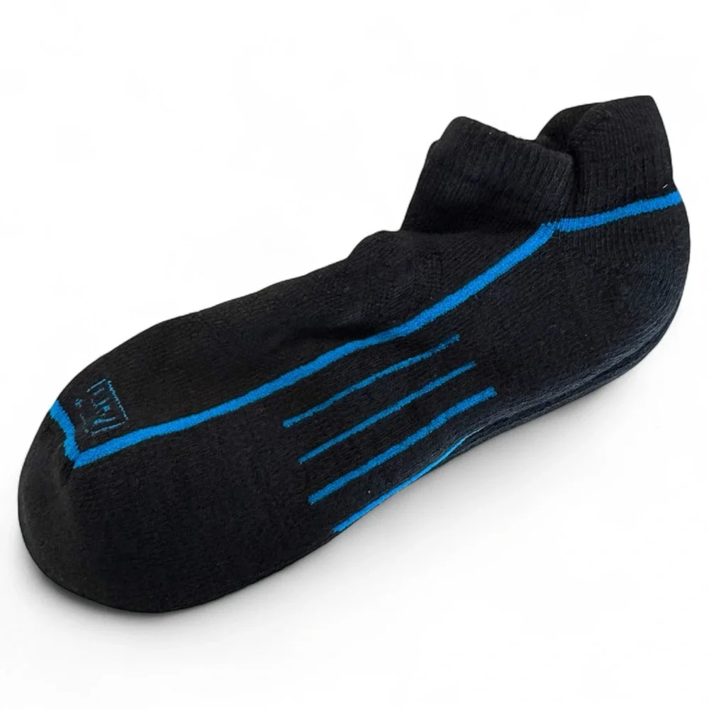 No Nonsense Mens‎ Premium Tab Back No Show Socks Size 6-12 Black Blue